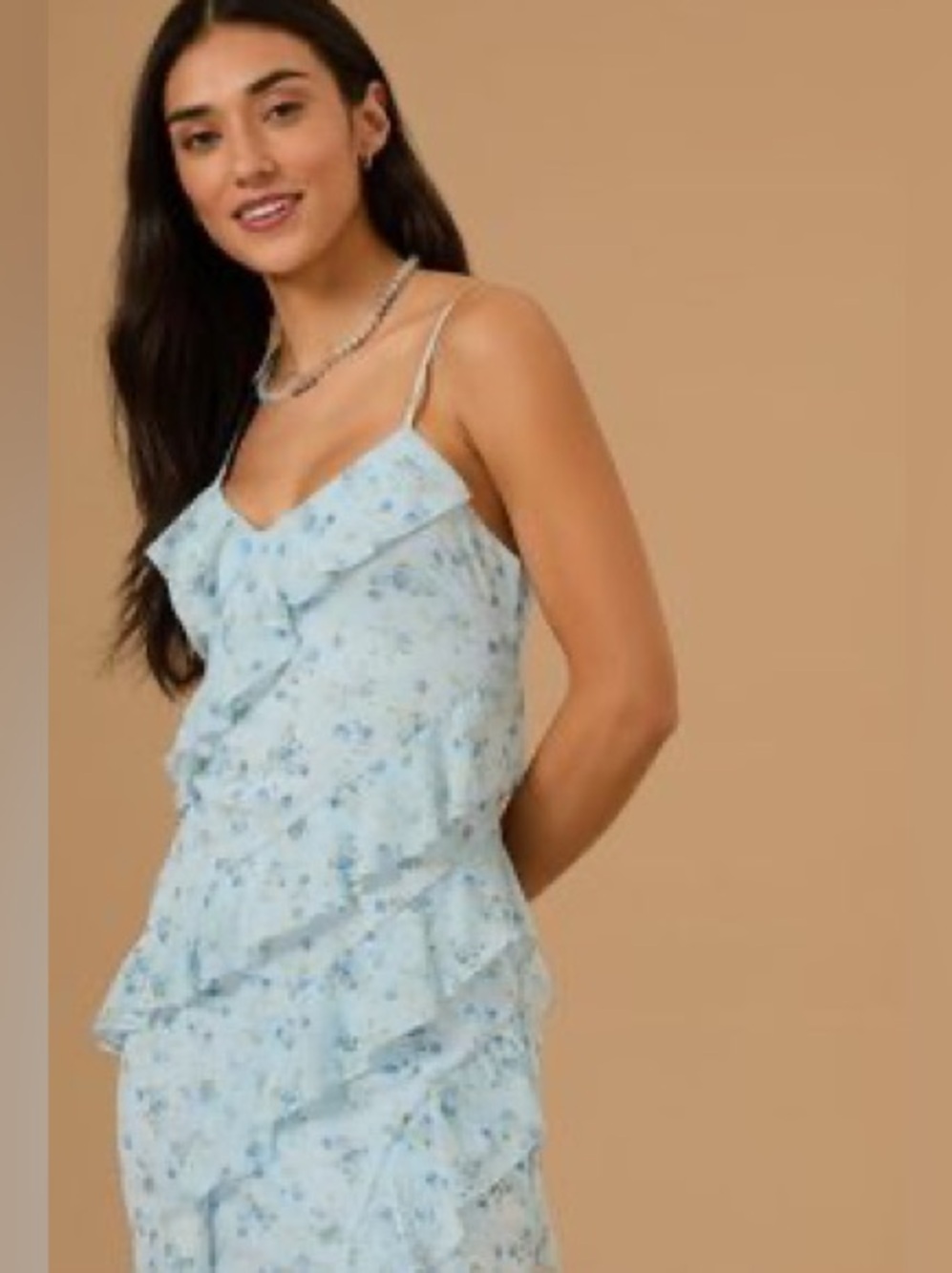 NWT Gabrielle Ditsy Altar’d Stats midi dress, M